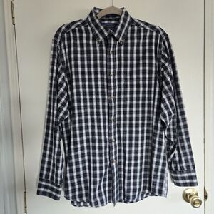 Pendleton Button Down Shirt Men's M Blue Plaid